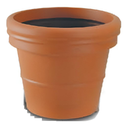 Pot rond lisse