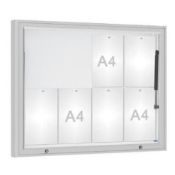 Vitrine d'affichage extérieure anodisé 75