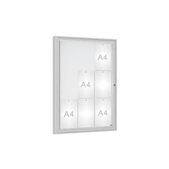 Vitrine d'affichage extérieure anodisé 75