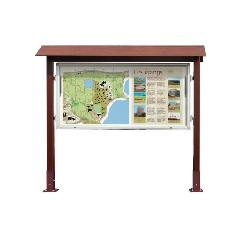 Vitrine aluminium bois