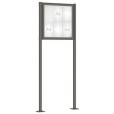 Vitrine Classique peinte sur poteaux