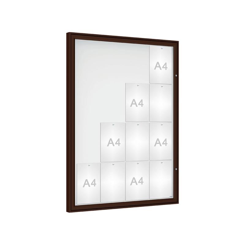 Vitrine extérieure Classique peinte
