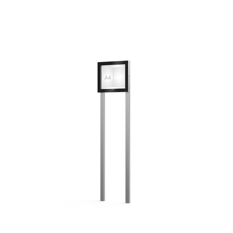 Vitrine extérieure sur poteaux Edge 54