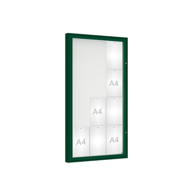Vitrine d'affichage extérieure peinte 75
