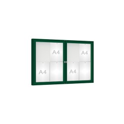 Vitrine d'affichage extérieure peinte 75