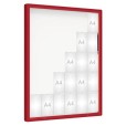 Vitrine extérieure coins arrondis peinte