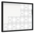 Vitrine extérieure coins arrondis peinte