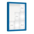 Vitrine extérieure coins arrondis peinte