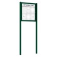 Vitrine Tradition peint sur poteaux