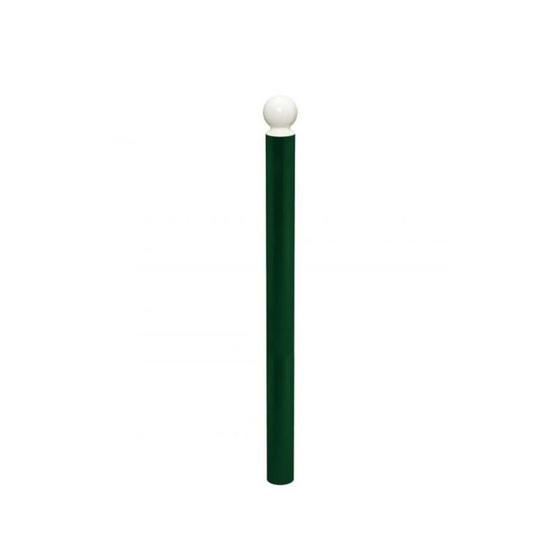Potelet de ville pour haute visibilité avec pommeaux blanc ou inox réfléchissant