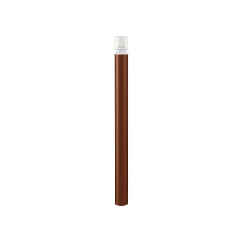 Potelet de ville pour haute visibilité avec pommeaux blanc ou inox réfléchissant