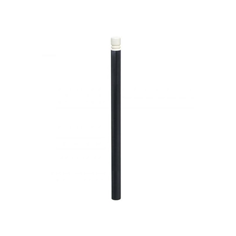 Potelet de ville pour haute visibilité avec pommeaux blanc ou inox réfléchissant