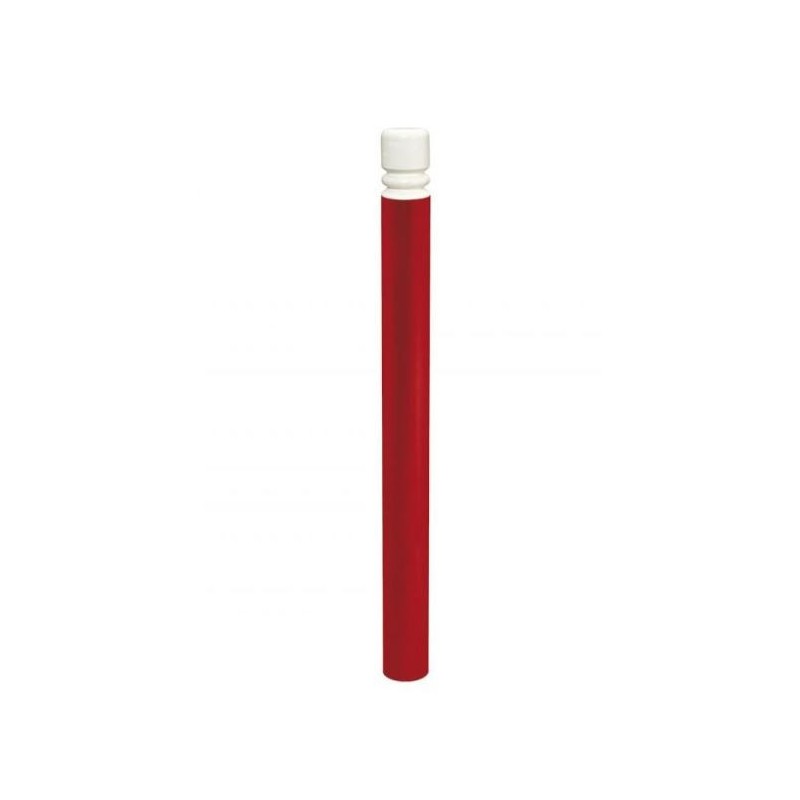 Potelet de ville pour haute visibilité avec pommeaux blanc ou inox réfléchissant