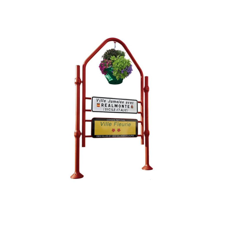 Panneau entrée de ville Province