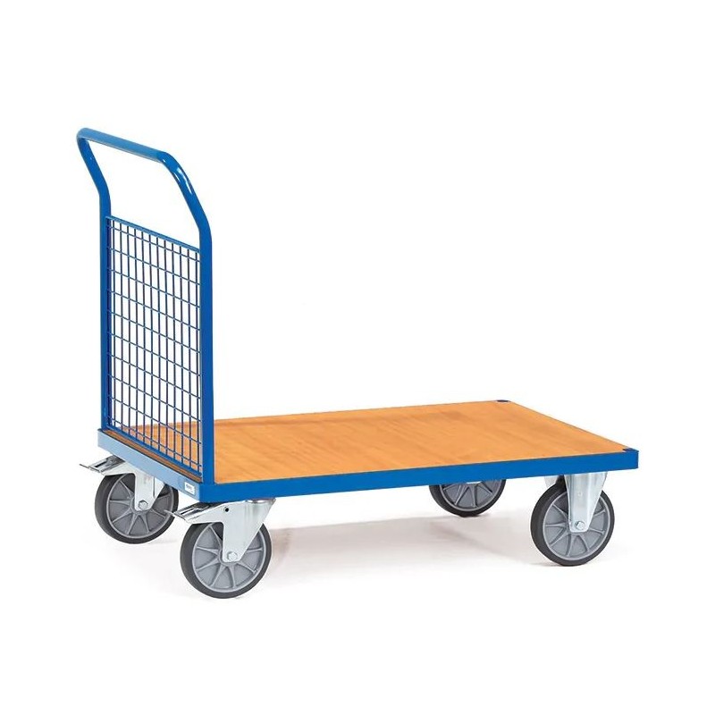 Chariot de manutention avec ridelles modulables│Industries & Manutention