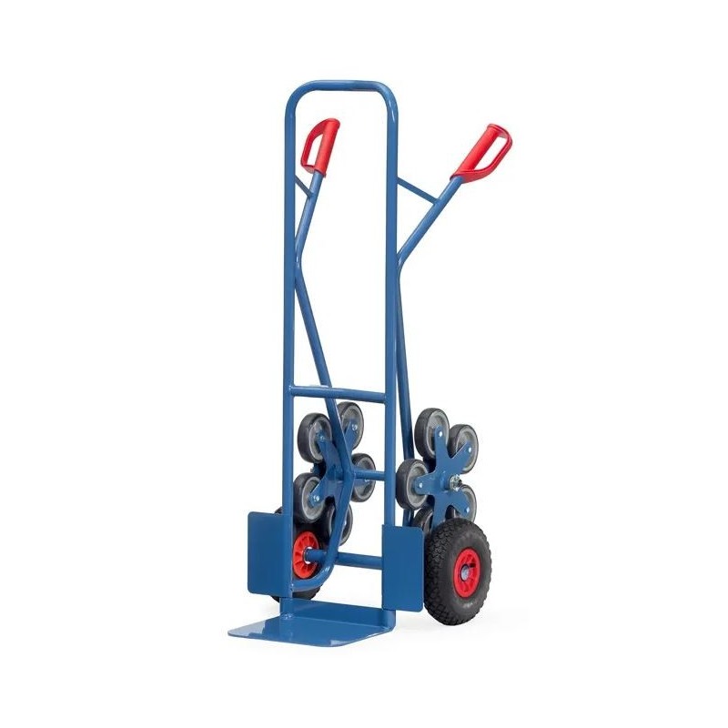 Diable de manutention en escalier acier 5 roues│Made in Europe