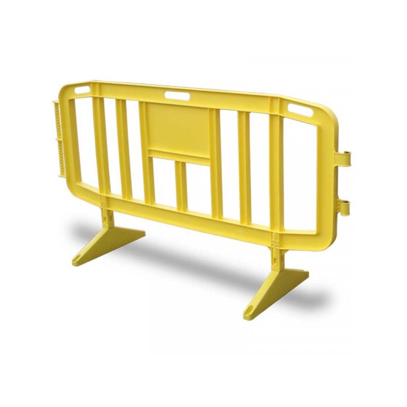 Barrière Mobile Plastique – 5 Coloris, L1200 ou L2000mm | Agenc'Mag