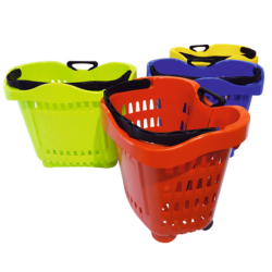 Panier roulettes 43 litres