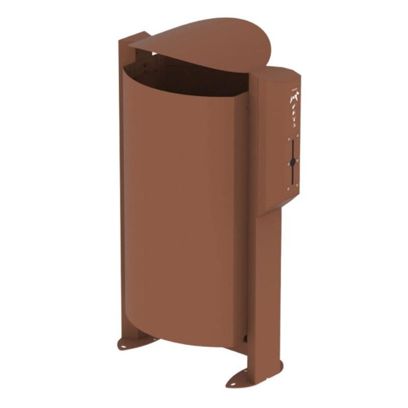 Corbeille avec distributeur sac hygiène Canine