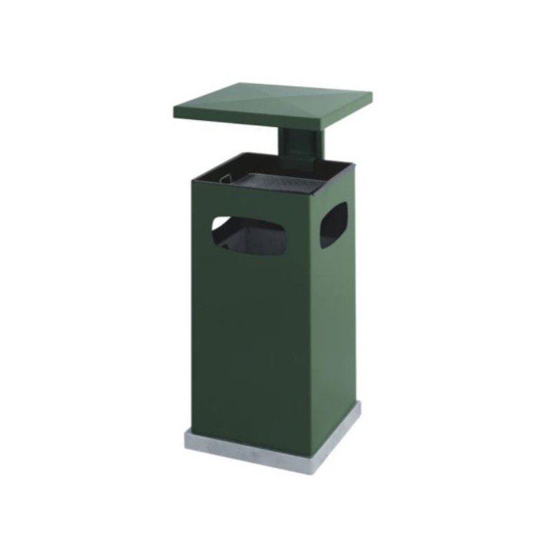 Cendrier poubelle avec couvercle amovible 70L