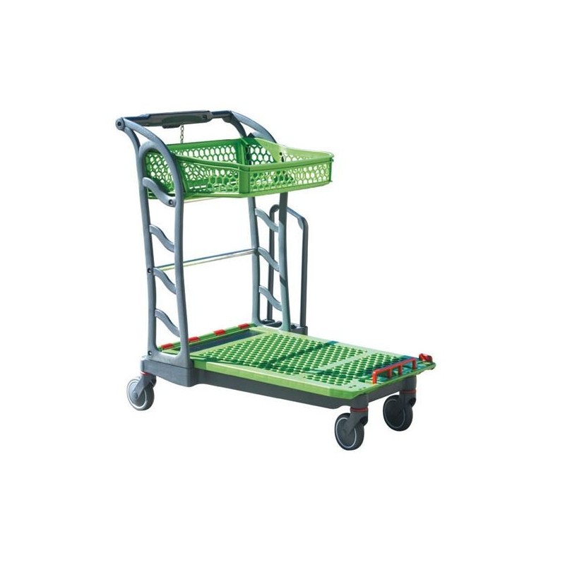Chariot libre service tendance – Léger et maniable