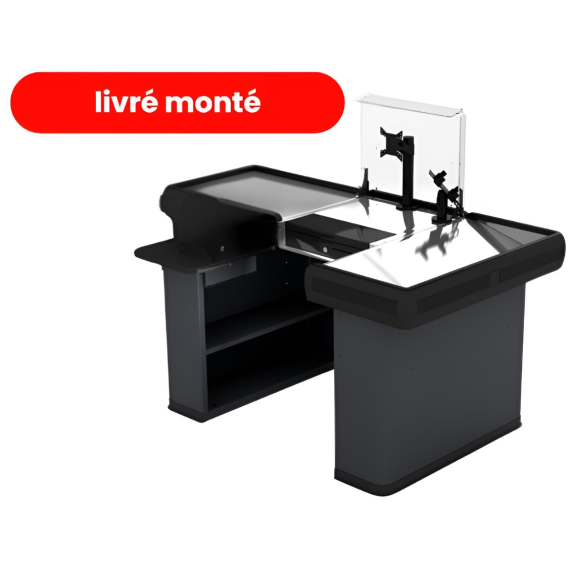 Meuble de caisse 1800 prestige monté