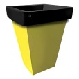 Pot géant carré bicolor DÉCO