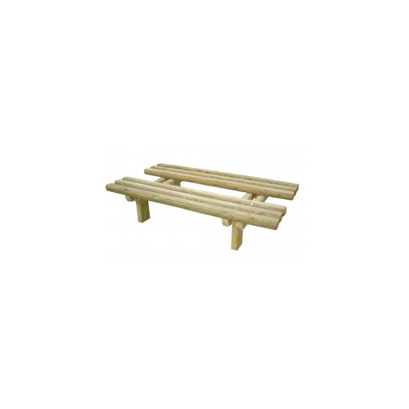 Banquette ANCESTRALE en bois de haute qualité, pour vos espaces verts