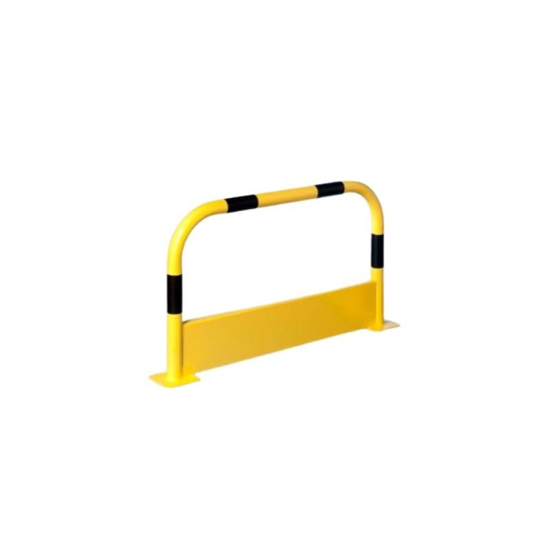 Arceau de sécurité jaune et noir pour industries & ateliers
