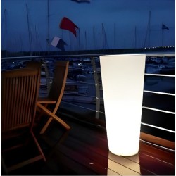 Grand Pot rond avec éclairage