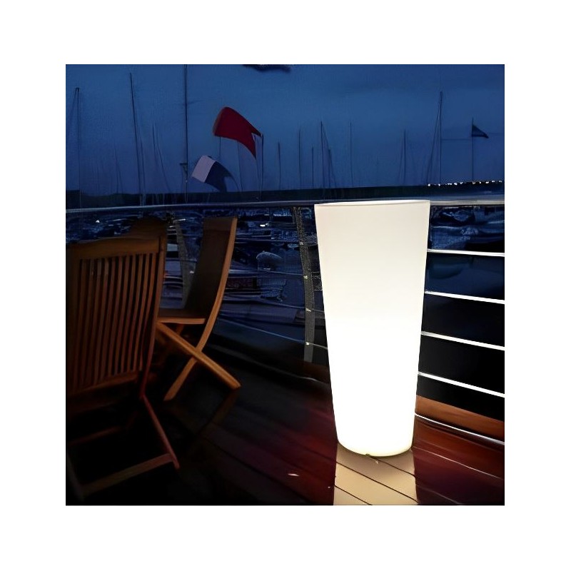 Grand Pot rond avec éclairage