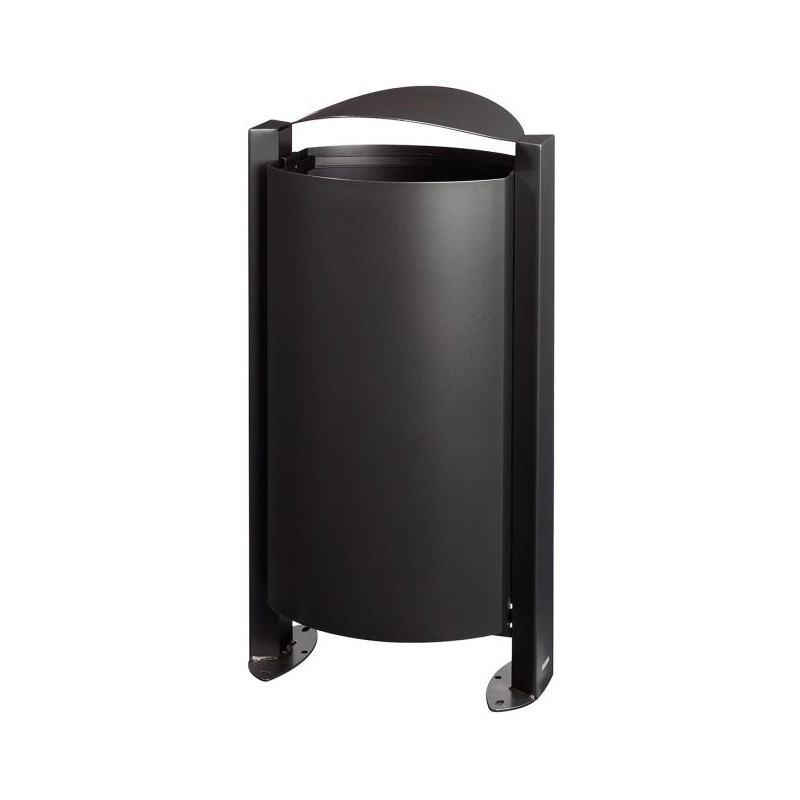Corbeille sur pied Arkéa 100L avec ou sans cendrier