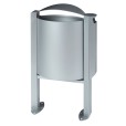Corbeille sur pied Arkéa 40L avec ou sans cendrier 3L