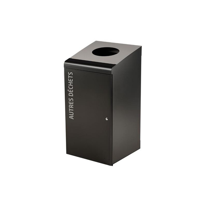 Borne de tri Tripoz 120L Façade Grise