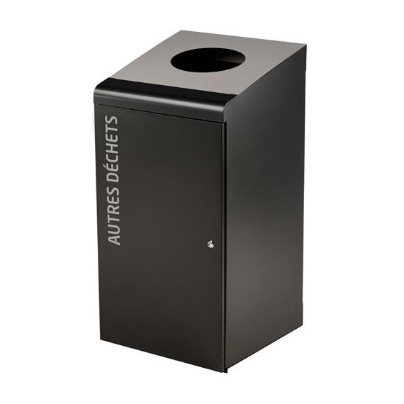 Borne de tri Tripoz 120L Façade Grise