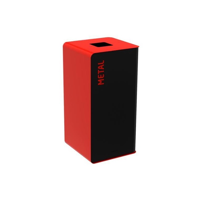 Borne de tri sélectif CUBATRI 40L noire ou blanche - Rossignol