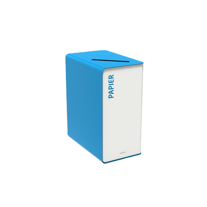 Borne de tri sélectif CUBATRI 90L noire ou blanche - Rossignol