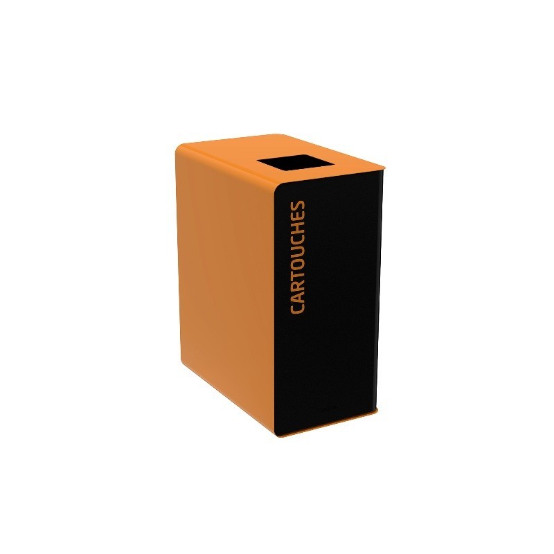 Borne de tri sélectif CUBATRI 90L noire ou blanche - Rossignol