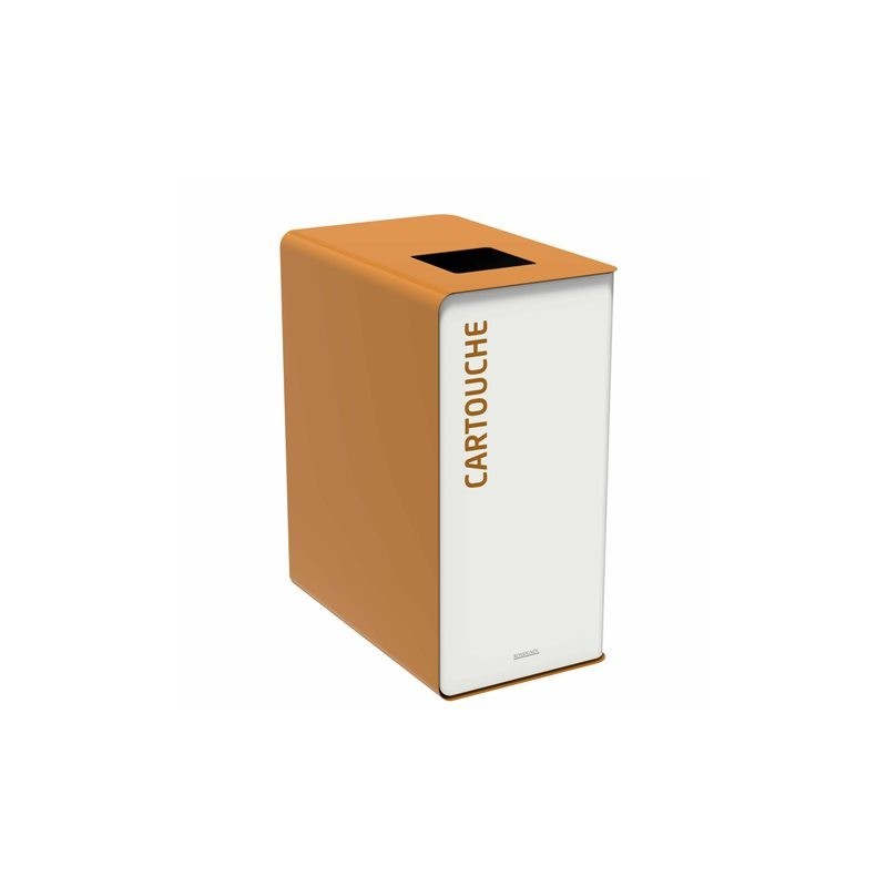 Borne de tri sélectif CUBATRI 90L noire ou blanche - Rossignol