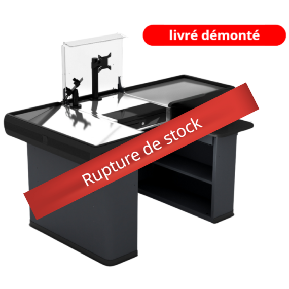 Meuble de caisse 1500 compacte à monter