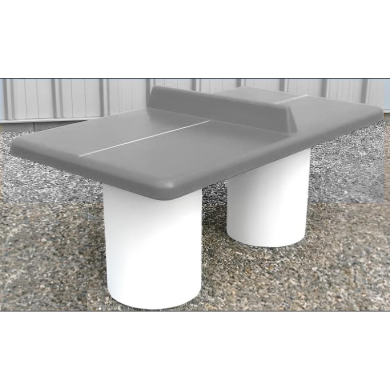 Table de ping-pong extérieur gris brut junior