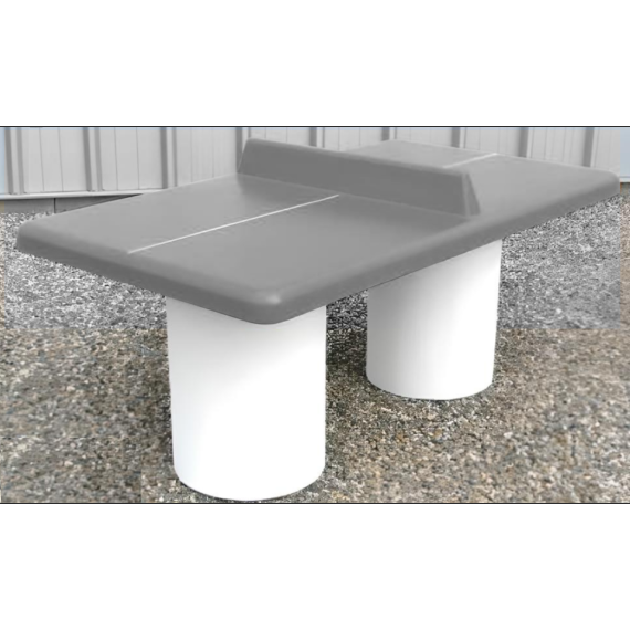 Table de ping-pong extérieur gris brut junior