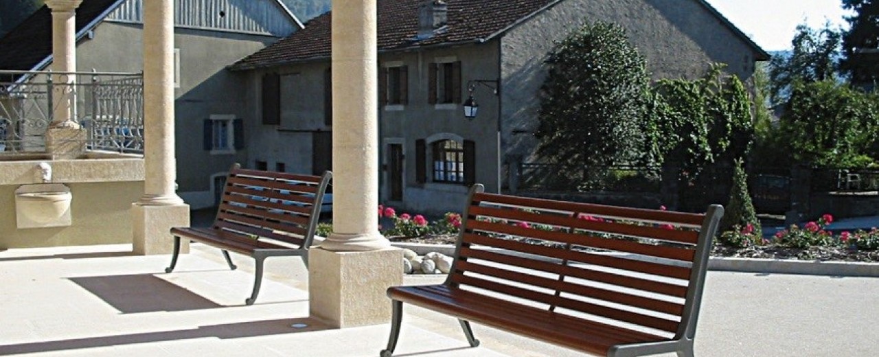 Le mobilier urbain, l’harmonie dans vos espaces